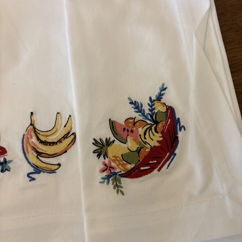 Pottery Barn Margarita Themed Dinner Cotton Napkins 20